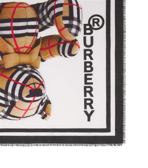 bear burberry scarf|traditional burberry scarf.